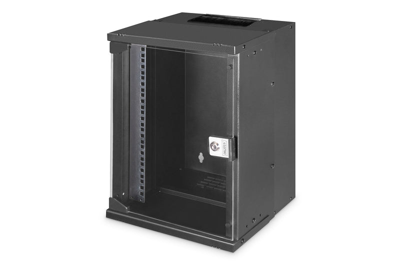 Digitus DN-49103 stativ 9U Vægmonteret stativ Sort