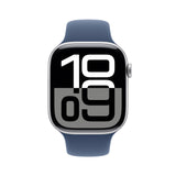 Apple Watch Series 10 OLED 46 mm Digital 416 x 496 pixel Berøringsskærm 4G Sølv Wi-Fi GPS (satellit)