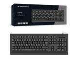 Conceptronic KAYNE01ES tastatur Kontor USB QWERTY Spansk Sort