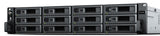 Synology RackStation RS2423+ NAS & lagringsserver Stativ (2U) Ryzen Embedded V1780B 8 GB DDR4 0 TB DiskStation Manager Sort, Grå