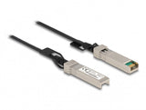 DeLOCK 84217 InfiniBand og fiberoptisk kabel 1 m SFP+ Sort, Sølv