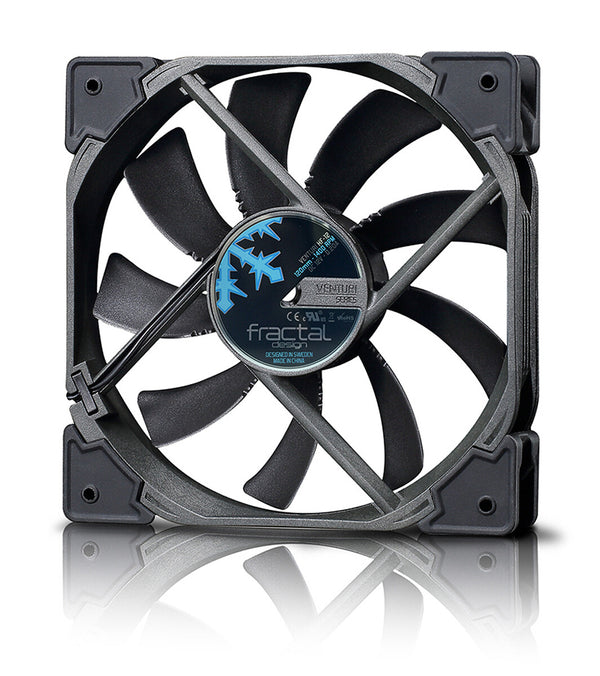 Fractal Design Venturi HP-12 PWM Computerkabinet Ventilator 12 cm Sort, Grå