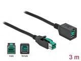 DeLOCK 85982 USB-kabel 3 m Sort