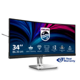 Philips 5000 series 34B2U5600C/00 computerskærm 86,4 cm (34") 3440 x 1440 pixel Dual QHD LCD Grå