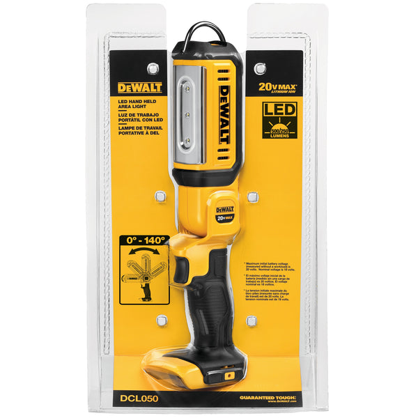 DeWALT DCL050 arbejdslys Sort, Gul LED