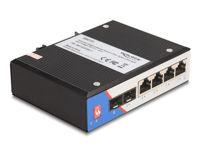 DeLOCK 88015 netværksswitch Ikke administreret Gigabit Ethernet (10/100/1000) Sort
