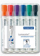 Staedtler 351 B WP6 speedmarker 6 stk Sort, Blå, Grøn, Orange, Rød, Violet