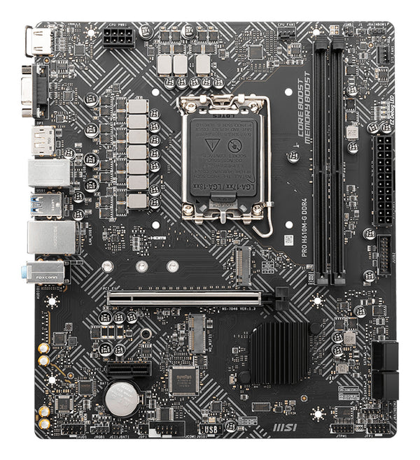 MSI PRO H610M-G DDR4 bundkort Intel H610 LGA 1700 micro ATX