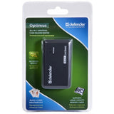 Defender Картридер OPTIMUS USB 2.0, универс. черный kortlæser Intern Sort