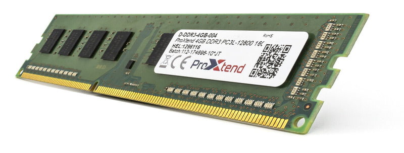 ProXtend D-DDR3-4GB-004 hukommelsesmodul 1 x 4 GB 240-pin DIMM