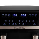 Russell Hobbs SatisFry Dual Basket Heißluftfritteuse Dobbelt 9 L Enkeltstående 2800 W Varmluftsteger Sort
