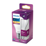Philips Filament pære, matteret 75 W A60 E27