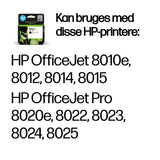 HP 912XL Original Ink-blækpatron med høj kapacitet, sort