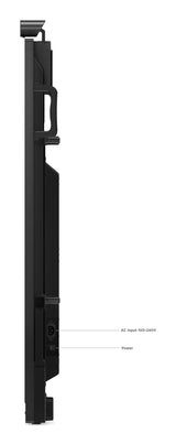 Lenovo ThinkVision T65 computerskærm 165,1 cm (65") 3840 x 2160 pixel 4K Ultra HD LED Berøringsskærm Sort