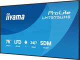 iiyama LH7575UHS-B2AG skilte display Digital fladpaneldisplay 190,5 cm (75") LCD Wi-Fi 500 cd/m² 4K Ultra HD Sort Indbygget processer Android 11 24/7