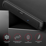Axagon EE25-SLC drevkabinet HDD/SSD kabinet Sort 2.5"