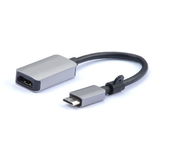 Prokord VA-MINIHDMI-HDMI HDMI-kabel HDMI Type C (Mini) Sort, Grå