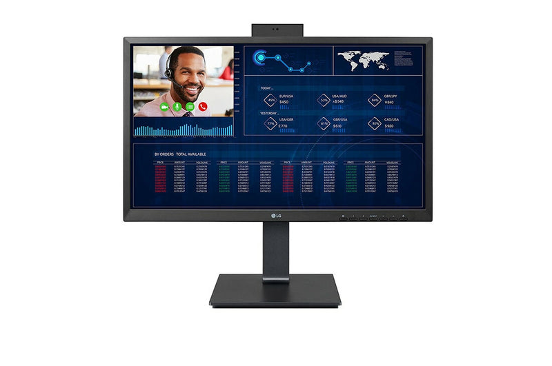 LG 24CQ651I-6P Intel® Pentium® N6005 60,5 cm (23.8") 1920 x 1080 pixel All-in-One PC 8 GB DDR4-SDRAM 16 GB eMMC Wi-Fi 6 (802.11ax) Sort