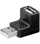 Goobay USB A M/FM USB B FM Sort