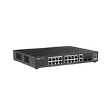 Ruijie Networks RG-ES220GS-P netværksswitch Administreret L2 Gigabit Ethernet (10/100/1000) Strøm over Ethernet (PoE) Sort