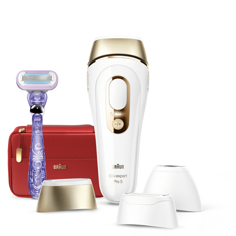Braun Silk-expert Pro Silk·expert Pro 5 PL5267 Intenst pulserende lys (IPL) Guld, Hvid