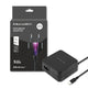 Qoltec 51027 oplader til mobil enhed Mobiltelefon, Laptop Sort Vekselstrøm, DC, USB Indendørs