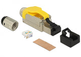 DeLOCK 86287 kabelsamler RJ-45 Sølv, Gul