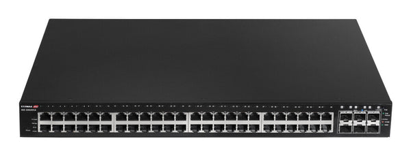 Edimax IGS-5654PLX netværksswitch Administreret Gigabit Ethernet (10/100/1000) Strøm over Ethernet (PoE) 1U Sort