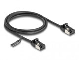 DeLOCK 80183 netværkskabel Sort 1 m Cat8.1 U/FTP (STP)