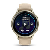 Garmin Venu 4 3,05 cm (1.2") AMOLED 41 mm Digital 390 x 390 pixel Berøringsskærm Guld Wi-Fi GPS (satellit)