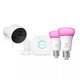 Philips Startsæt: 2 x E27 pærer (1100lm) + 1 x Secure kamera + 2 x Secure kontaktsensorer