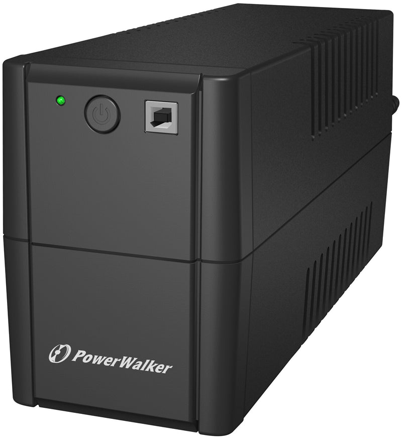 PowerWalker VI 650 SH FR UPS-enhed Interaktivt indgangsstik 0,65 kVA 360 W 2 AC stikkontakt(er)