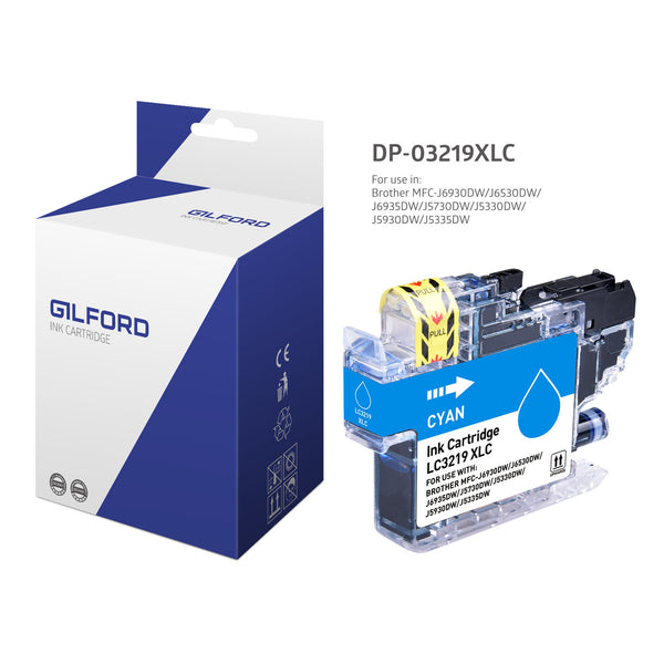 Gilford DP-03219XLC blækpatron 1 stk Kompatibel Højt (XL) udbytte Blå
