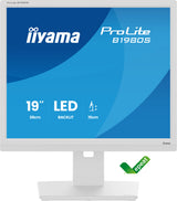 iiyama ProLite B1980S-W1 computerskærm 48,3 cm (19") 1280 x 1024 pixel SVGA LED Hvid