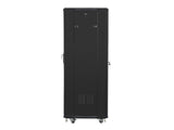 Lanberg FF01-6632-12B stativ 32U Fritstående reol Sort