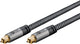 Goobay 65305 lydkabel 2 m Toslink Sort, Sølv
