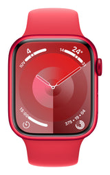 Apple Watch Series 9 45 mm Digital 396 x 484 pixel Berøringsskærm 4G Rød Wi-Fi GPS (satellit)