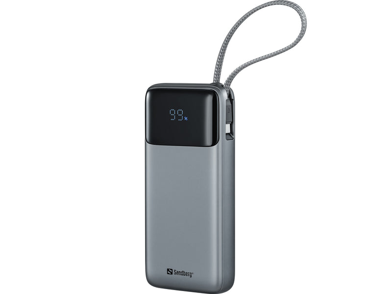Sandberg 421-29 powerbank Lithium polymer (LiPo) 20000 mAh Sort, Grå