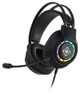 Deltaco Gaming DH220 USB Stereo Gaming Headset, RGB, Black