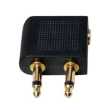 LogiLink CA1089 kabel kønsskifter 2x 3.5mm 1x 3.5mm Sort