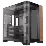 Antec C8 Curve Wood Full Tower Sort, Transparent, Træ
