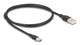 DeLOCK 81226 USB-kabel USB 2.0 1 m USB A USB C 0,48 Gbit/sek. Sort