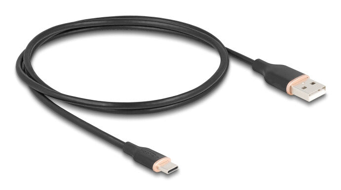 DeLOCK 81226 USB-kabel USB 2.0 1 m USB A USB C 0,48 Gbit/sek. Sort