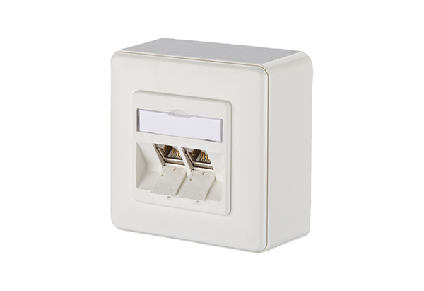 METZ CONNECT 1309120002-E stikkontakt RJ-45 Hvid