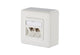METZ CONNECT 1309120002-E stikkontakt RJ-45 Hvid