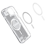 Spigen ACS07035 mobiltelefon etui 17 cm (6.7") Cover Transparent, Hvid