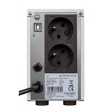 Ever ECO PRO 1000 AVR CDS UPS-enhed Interaktivt indgangsstik 1 kVA 650 W 2 AC stikkontakt(er)