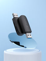Vention CLGB0 kortlæser USB 3.2 Gen 1 (3.1 Gen 1) Sort