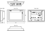 Siemens 6AV2124-0JC01-0AX0 touch-kontrolpanel 22,9 cm (9") 480 x 800 pixel