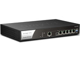 DrayTek Vigor2962 kabelforbundet router 2.5 Gigabit Ethernet Sort